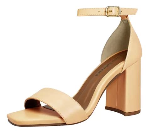 Salto Alto Tamanhos Especiais 40 41 42 43 Nude Mod 2125 Parcelamento Sem Juros