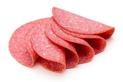 Rodajas De Salami Foto Premium