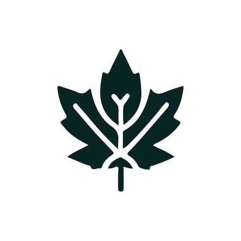 leaf   shaped   leaf premium ai generated vector