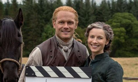 Outlanders Sam Heughan Shares Sweet Farewell Message To Caitriona Balfe Tv And Radio Showbiz