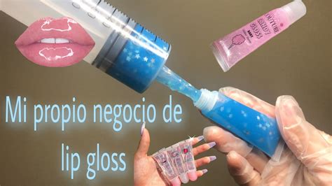 Mi Propio Negocio De Lip Glosses Mostrando Algunos De Los Productos