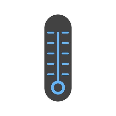 Thermometer Glyph Blue And Black Icon 10892069 Vector Art At Vecteezy