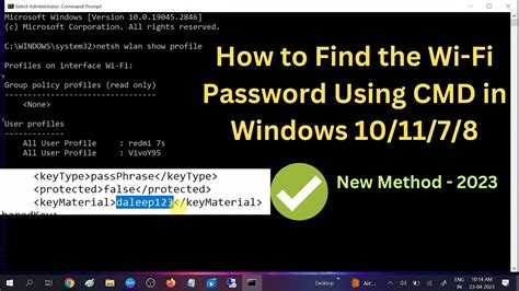 How To Find The Wi Fi Password Using Cmd In Windows English