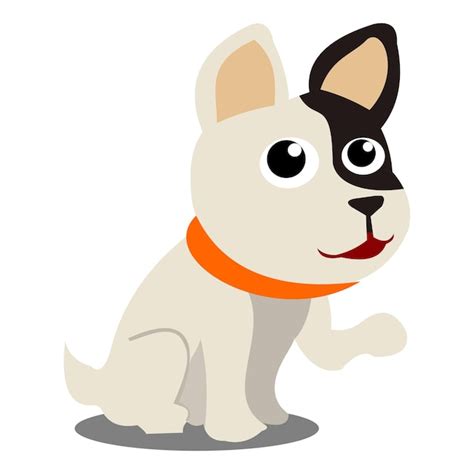 Premium Vector Cut Dog Illustration