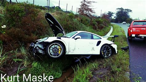 Porsche 911 Gt3 Rs Pdk Has Brutal Crash In South Africa Could Be Totaled Autoevolution