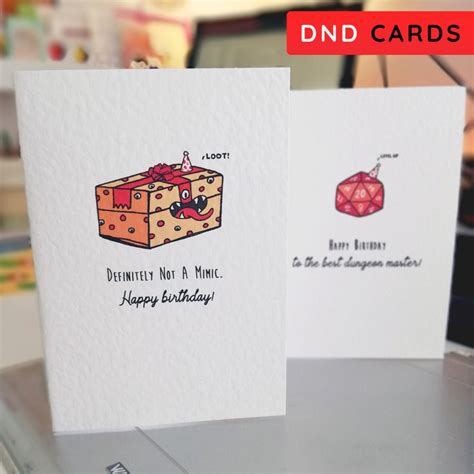 Funny Dungeons And Dragons Birthday Card