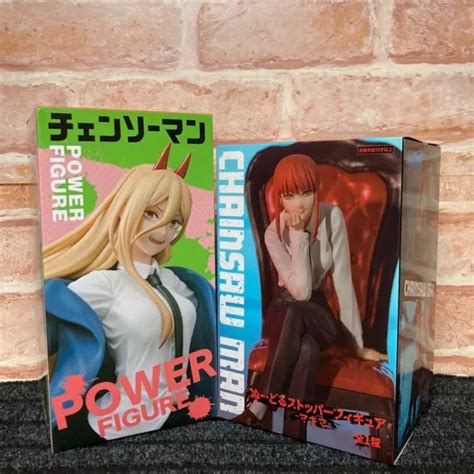 CHAINSAW MAN POWER Figure Makima Noodle Stopper Set Of 2 FuRyu TAITO