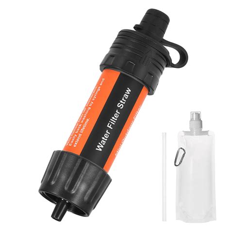 Portable Water Filter Straw Camping Purifier