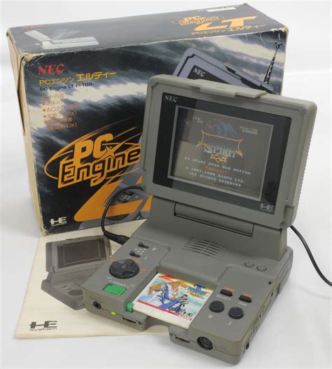 Pc Engine Lt Console System Pi Tg Boxed Tested Free Shipping Ref