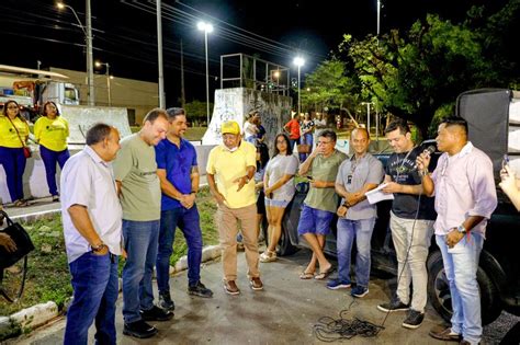 Dr Pessoa Vistoria Obra De Asfaltamento Em Ruas Do Bairro Saci