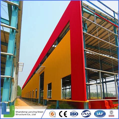 Prefab Prefabricated Industry Corrugated Metal Light Structural Steel