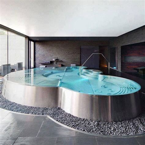 Fancy Jacuzzi. | House design, Luxury pools, Dream home design