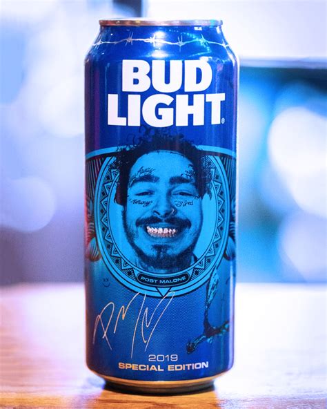 Post Malone's Bud Light Can Takes His Love For Beer One Step Further