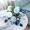 Naweida Artificial Flowers With Vase Faux Hydrangea Flower Arrangements