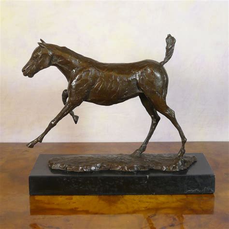 Horse - Reproduction of bronze sculpture by Edgar Degas - Statues