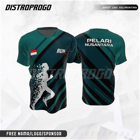 Jual Jersey Baju Pelari Nusantara 225 Custom Fullprint Dryfit Premium