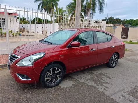 Nissan Versa Advance Usado Color Rojo Precio