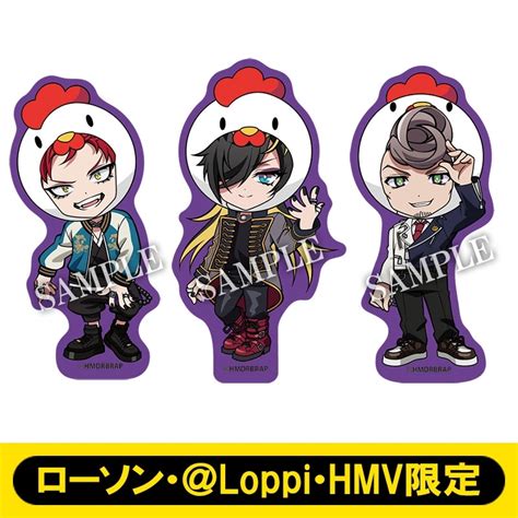 ステッカー 個Bad Ass Temple ヒプノシスマイク Division Rap Battle Rhyme Anima ローソンLoppiHMV限定