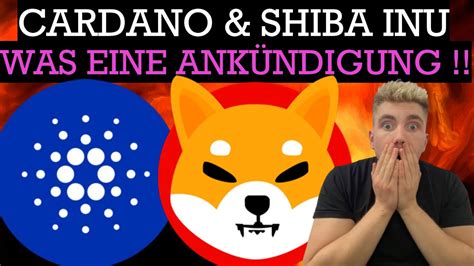 CARDANO brutale News SHIBA INU wird ganz groß Krypto News YouTube