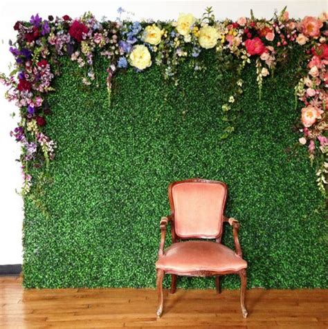 20 Ideas to Make Floral Backdrop - Pretty Designs