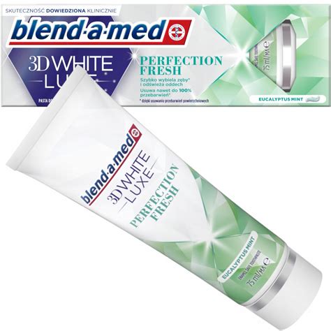 Blend A Med 3d White Luxe Pasta Do ZĘbÓw Perfection Fresh Eucaliptus Mint 13809743295 Allegropl