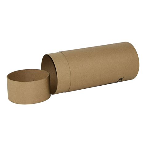 Natural Brown Biodegradable Kraft Paper Cardboard Tube Box