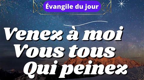 Parole Et Evangile Du Jour Jeudi 18 Juillet YouTube