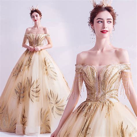 ♤gold Gold Shine Princess Dress♤ Munimoro Gob Pe