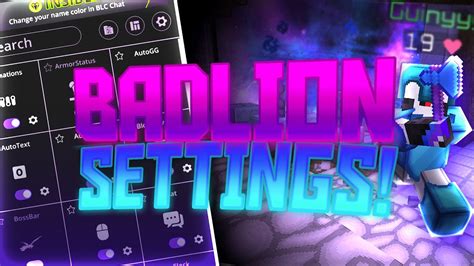 Best BADLION CLIENT Settings For Minecraft Badlion Profile RELEASE