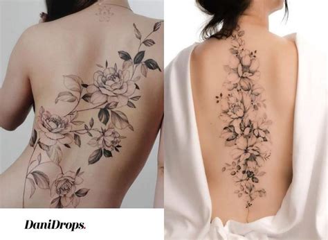 Sintético 181 Tatuagem floral costas Bargloria