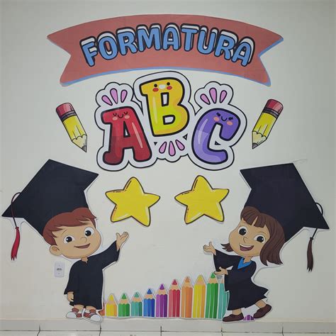 PAINEL FORMATURA ABC Atividades Educativas Tio Edy Tia Anne