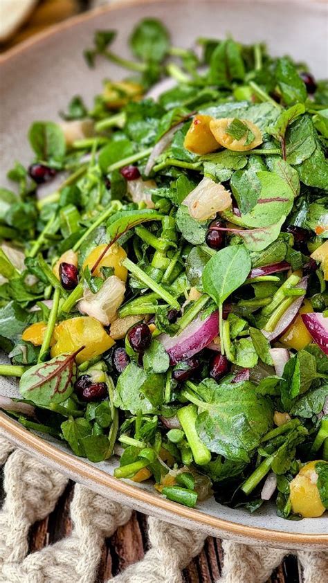 Watercress Salad Recipe From Normasfooddiary