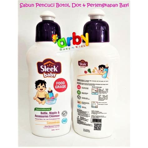 Jual Pembersih Botol Bayi Sleek Bottle Nipple Accessories Cleanser