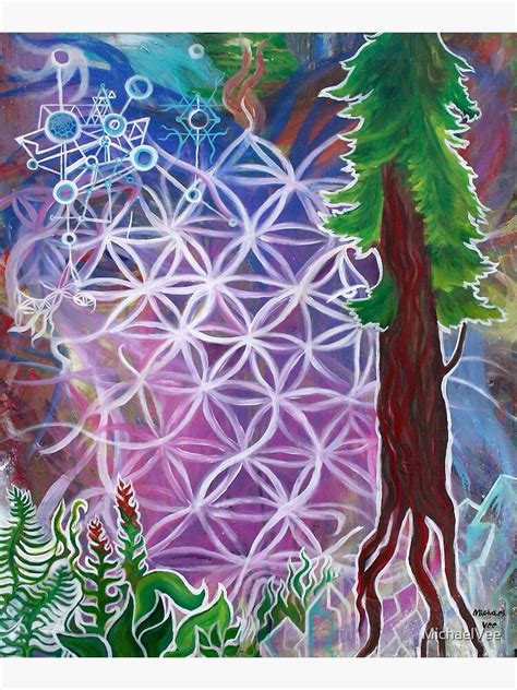 "Cosmic Tree" Poster by MichaelVee | Redbubble