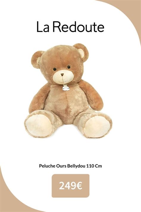 Peluche Ours Bellydou Cm Histoire D Ours Peluche Ours