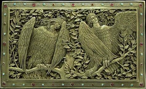 Sirin And Alkonost Mythological Birds Of Slavic Folklore Art