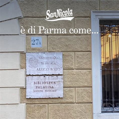 San Nicola Is From Parma Like The Conservatorio Arrigo Boito