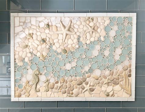 Tiny Ceramic Starfish Tiles Google Search Backsplash Mural