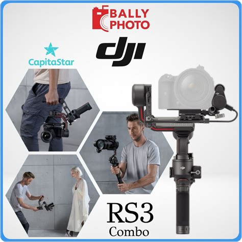Dji Rs 3 Gimbal Stabilizer Combo For Camera Max Load 3kg Photography