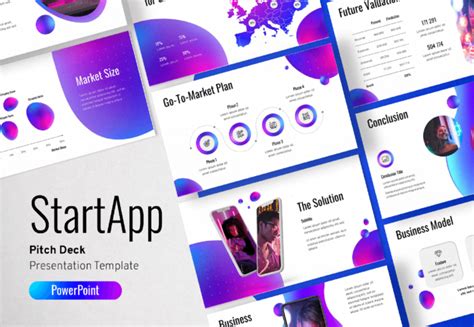 Pitch Deck PowerPoint Presentation Template - Graphue