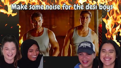 Americans React To Make Some Noise For Desi Boyz Title Song Akshay