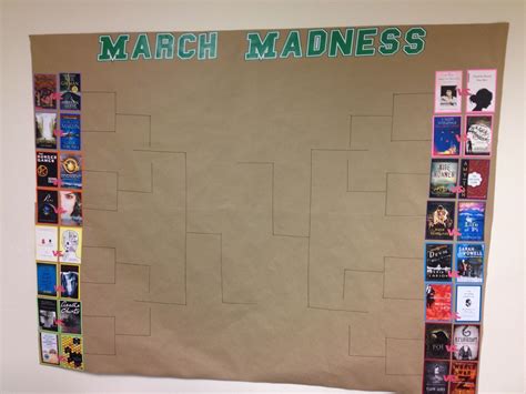 Literary March Madness March 2014 Book Display Book Displays Library