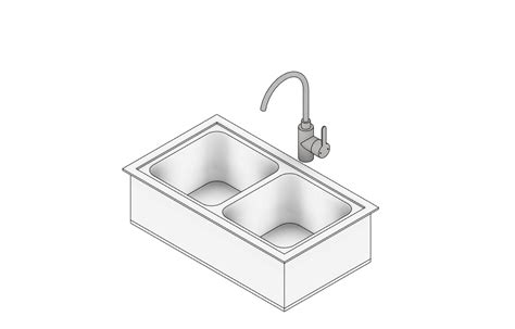 Double Square Kitchen Sink - engipedia