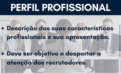 Perfil Profissional Modelos Prontos Para Você Adicionar ao seu