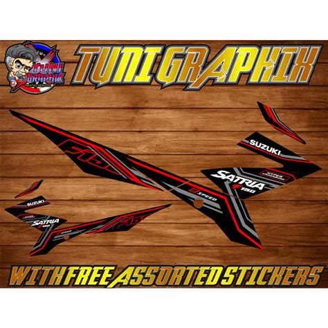 Raider Fi Latest Satria Design Decals Sticker Shopee Philippines