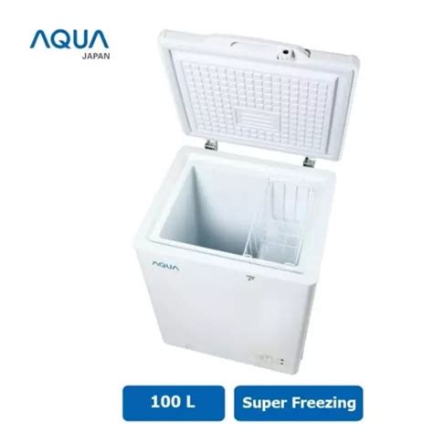 Jual Chest Freezer AQUA SANYO AQF100 Low Watt Shopee Indonesia