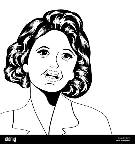 Pop Art Woman Sad Black And White Stock Photos And Images Alamy