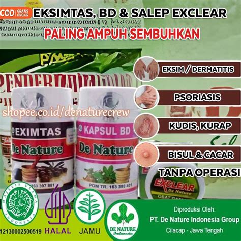 Jual Obat Gatal Kulit Eksim Basah Exim Kering Scabies Dermatitis Bersih