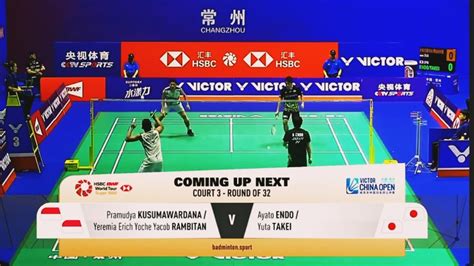 China Open Pramudya Kusumawardana Yere Rambitan Ina Vs Ayato