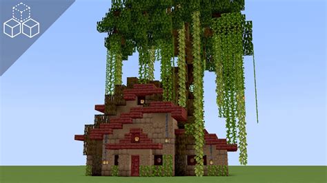 Let S Build A Swamp House Tree Minecraft Tutorial Youtube